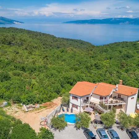 Klimatisierte Ferienwohnung Mit Sauna, Whirlpool, Meerblick, Pool, Wlan, Grill Und Liegestuhlen Lägenhet Drenje (Istria)
